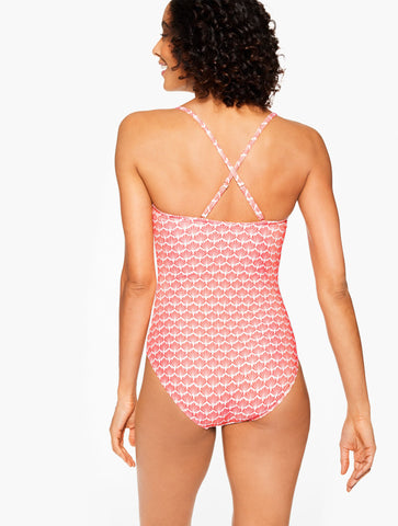 Aqua Club Bandeau One-Piece Swimsuit - Fiji Shell
