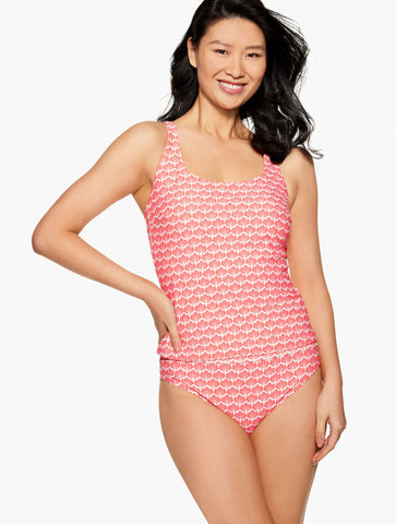 Aqua Club Scoop Neck Tankini - Fiji Shell