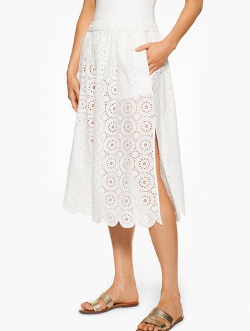 Aqua Club Eyelet Skirt Cover-Up