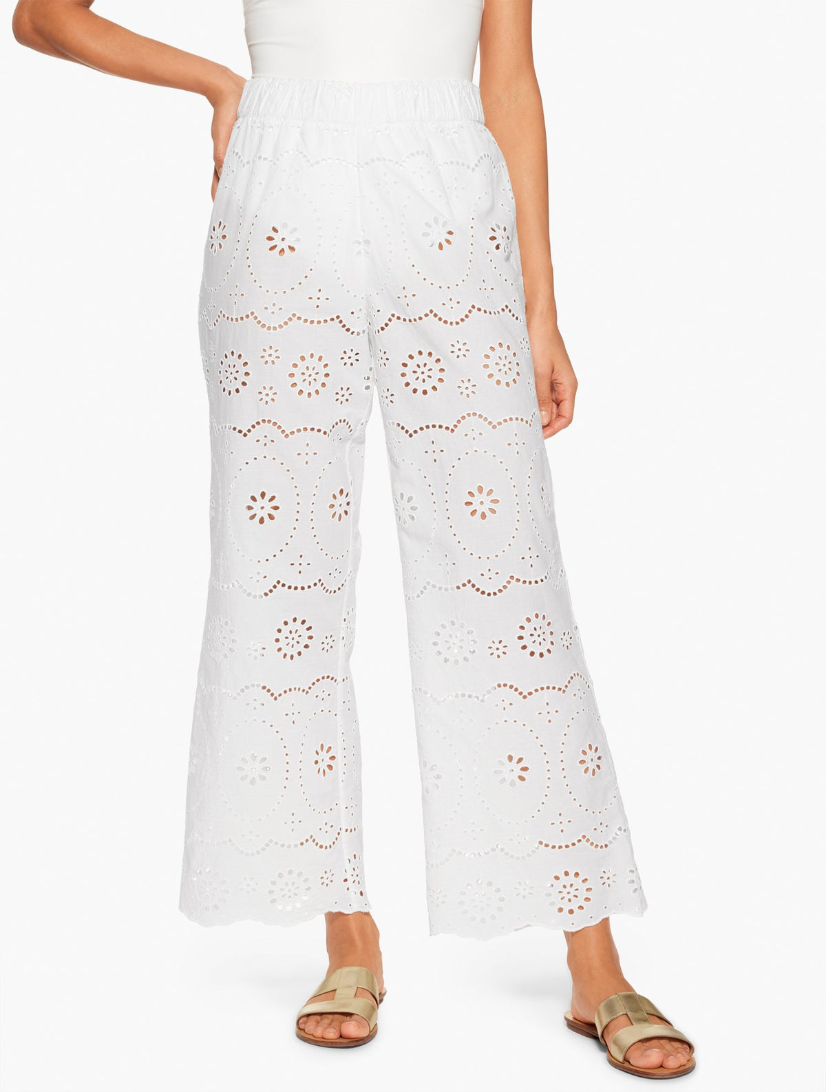 Aqua Club Eyelet Pant Cover-Up