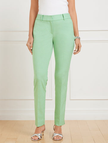 Talbots Hampshire Straight Ankle Pants - Lucetta Glen Plaid