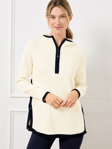 Half-Zip Hooded Sweater