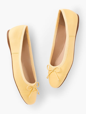 Blaine Soft Sole Nappa Ballet Flats