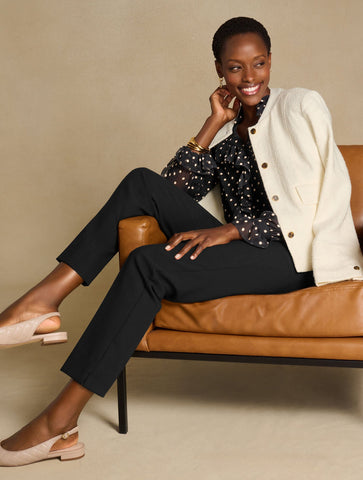 Edison Quilted Nappa Slingback Flats