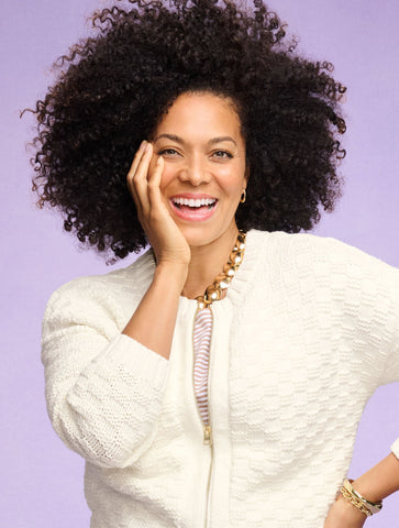 Texture Stitch Bomber Cardigan