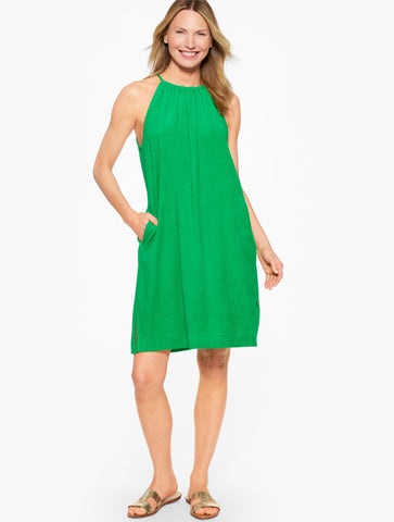 Aqua Club Terry Gathered Dress Cover-Up