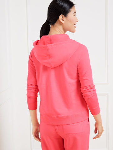 Modal French Terry Half-Zip Hoodie