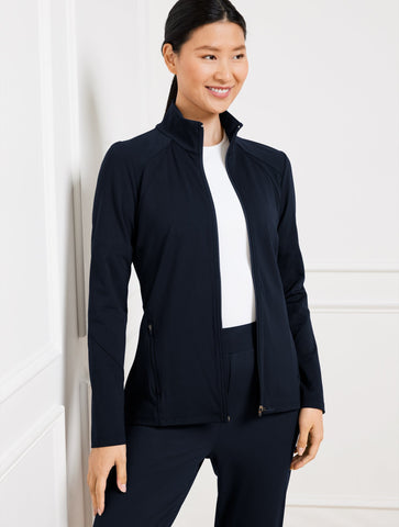 Performance Interlock Full-Zip Jacket