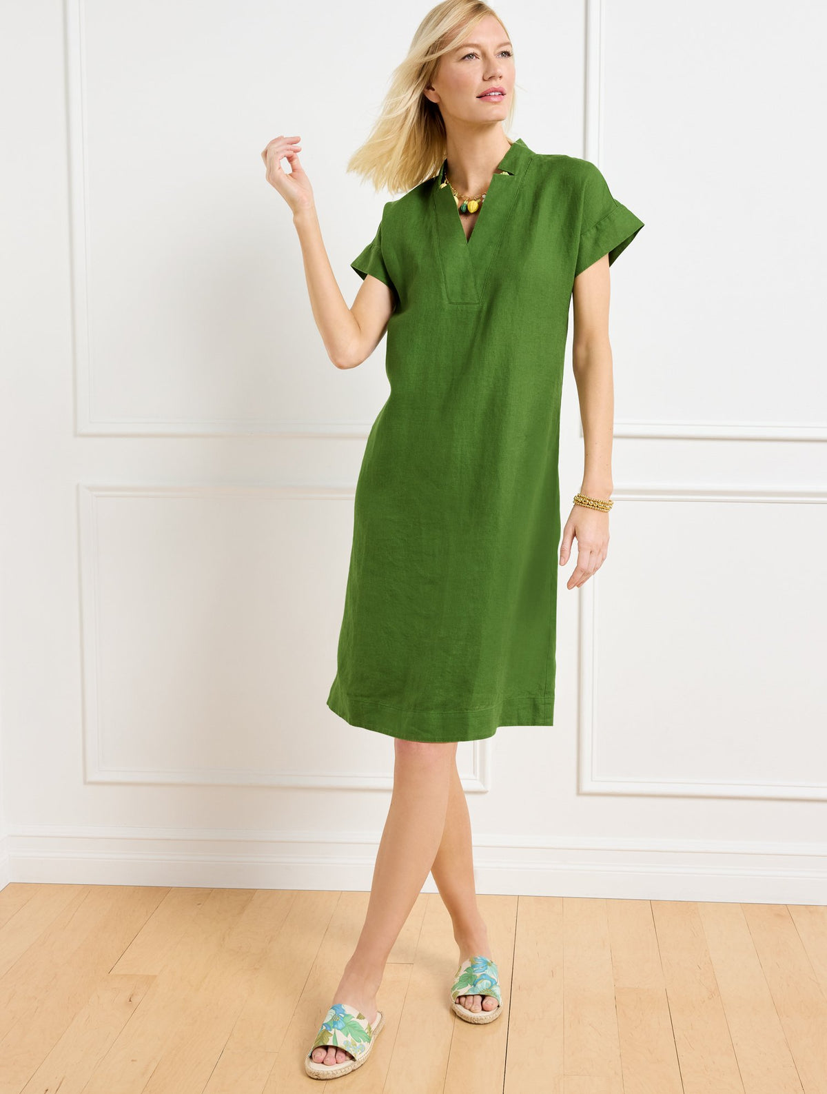Linen Shift Dress