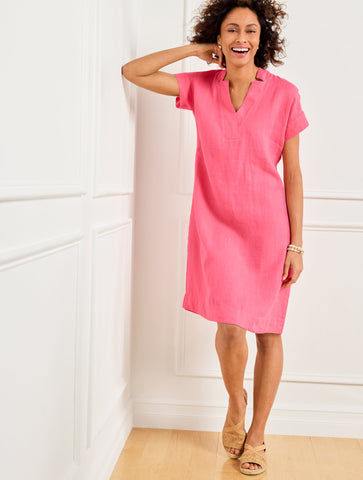 Linen Shift Dress