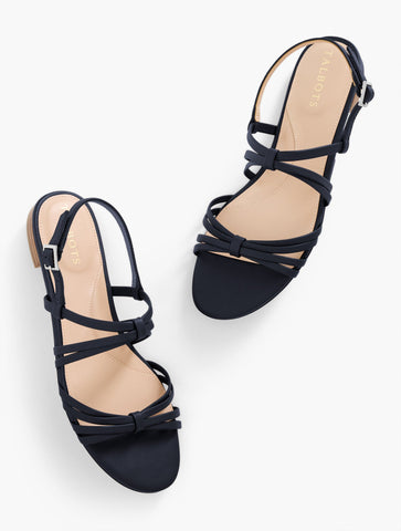 Aria Strappy Nappa Sandals