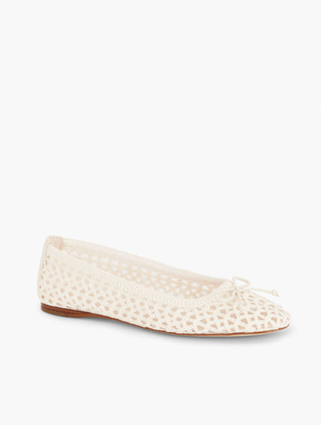 Blaine Soft Sole Loopy Woven Ballet Flats