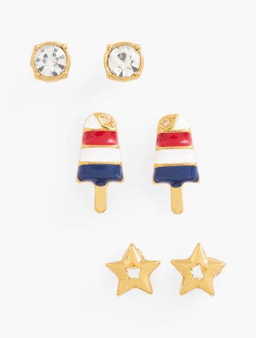 Americana Stud Earring Set