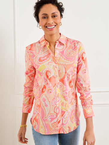 Modern Classic Shirt - Vibrant Paisley