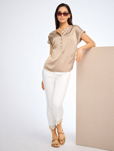 Soft Satin Charmeuse Top
