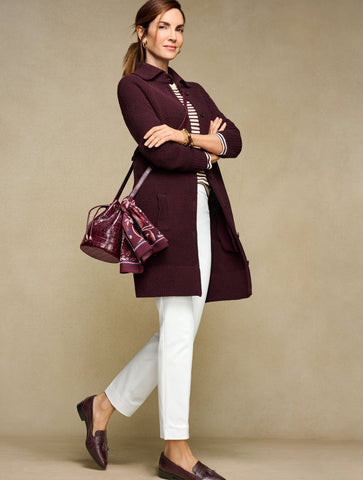 Ribbed Crewneck Tee - Jasmine Stripe