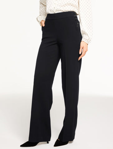 Talbots Greenwich Tailored Stretch Wide Leg Pants