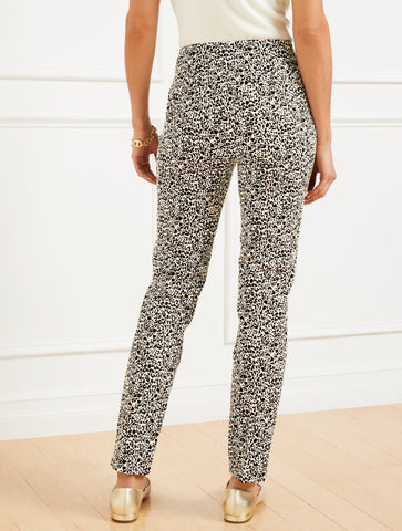 Talbots Chatham Slim Ankle Pants - Bold Cheetah