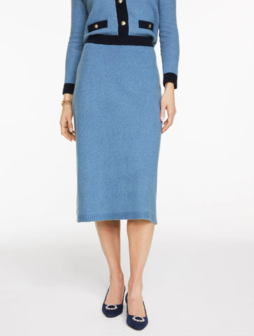 Bouclé Pencil Skirt
