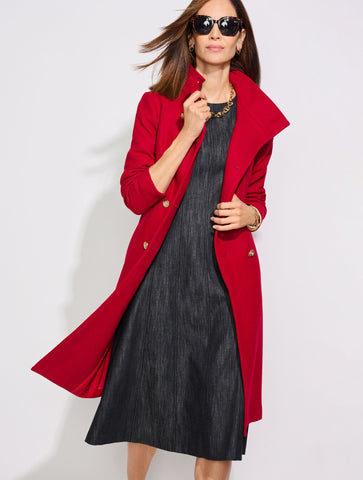 Italian Melton Double Breasted Coat