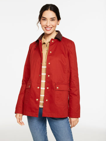 Coated Cotton Barn Jacket