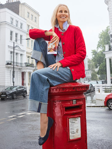 Scallop Hem Quilted Jacket