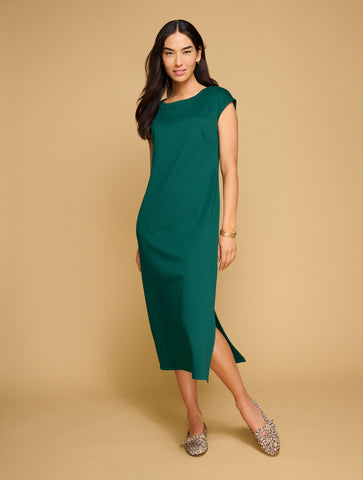 Passport Ponte Scoop Neck Dress
