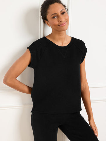 AirKnit Stretch Boxy High-Low Tee