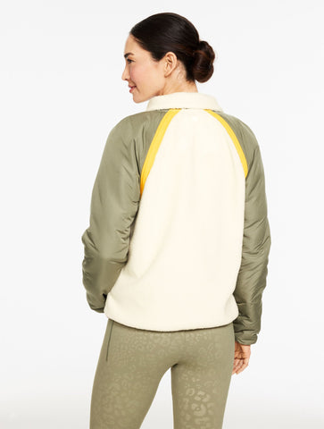 Colorblock Sherpa Jacket