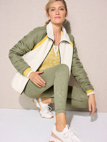 Colorblock Sherpa Jacket