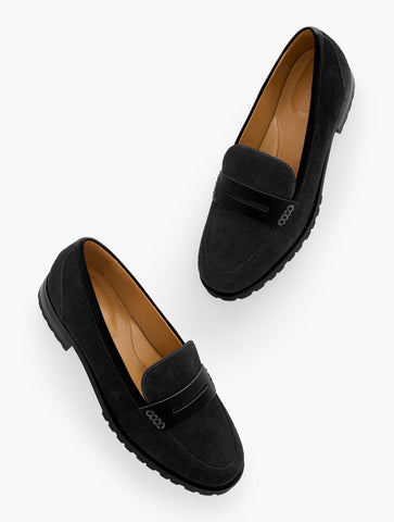 Cassidy Suede Penny Loafers