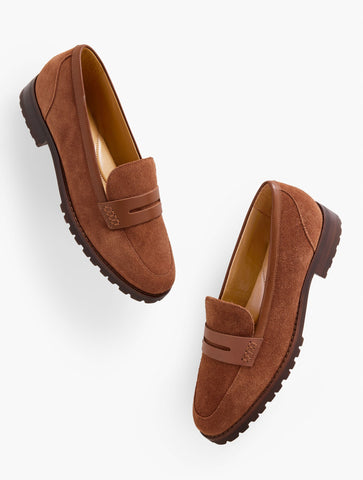 Cassidy Suede Penny Loafers