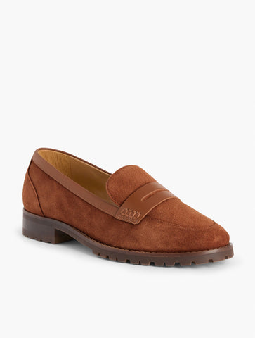 Cassidy Suede Penny Loafers