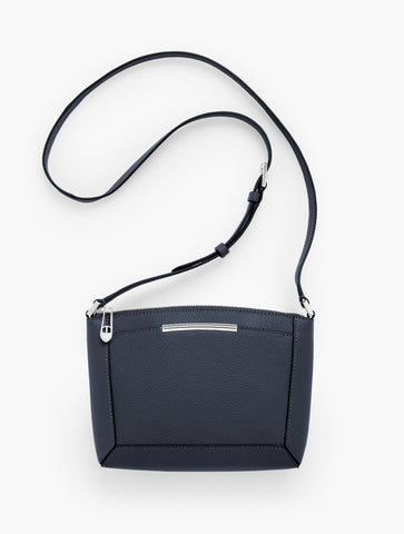 Darcy Pebble Leather Crossbody Bag