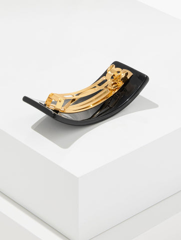 Black Wide Barrette