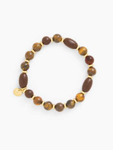 Delicate Tiger’s Eye Stretch Bracelet