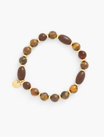 Delicate Tiger’s Eye Stretch Bracelet