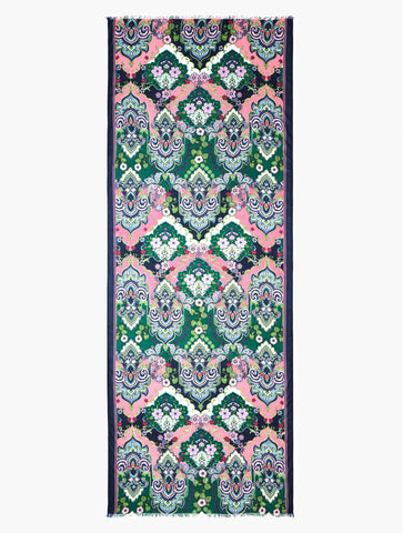 Elaborate Medallion Oblong Scarf