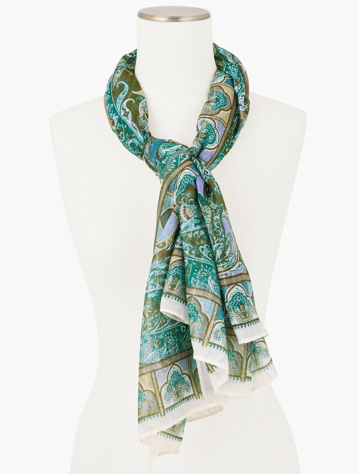 Echo Paisley Oversized Square Scarf