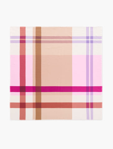 Echo Plaid Square Scarf