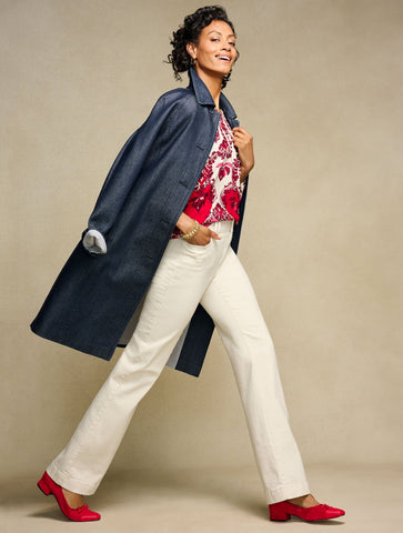 Smocked Top - Watercolor Damask