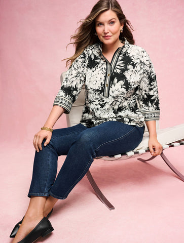 Poplin Popover - Dynamic Floral