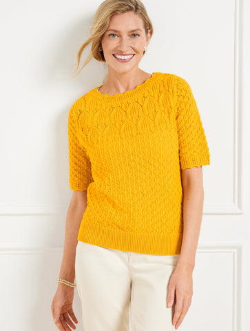 Scallop Boatneck Pullover