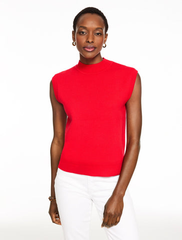 Mockneck Sweater Vest