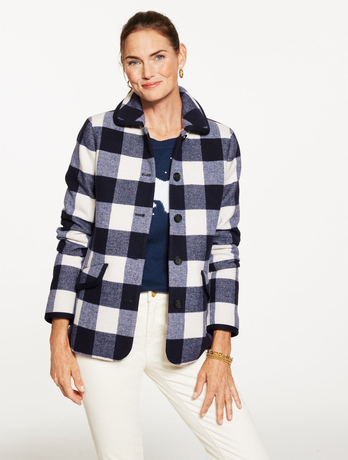 Buffalo Check Tipped Jacket