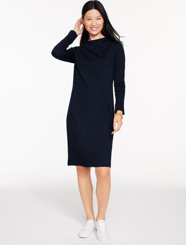 Passport Ponte Funnel Neck Dress