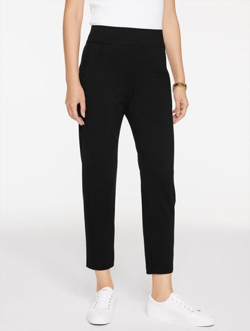 Tapered Leg Passport Ponte Pants
