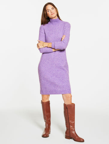 Turtleneck Sweater Dress
