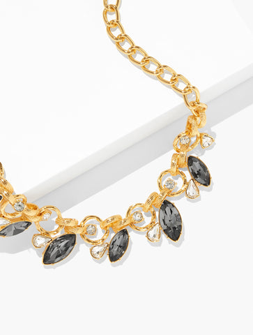 Chain & Stone Statement Necklace