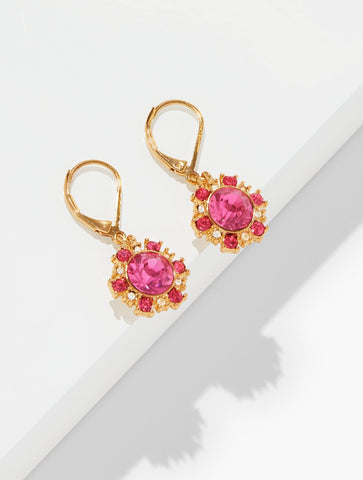 Colorful Station Drop Earrings